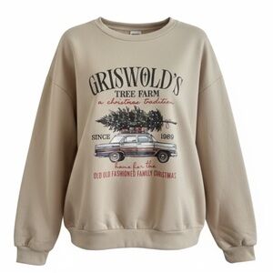 SHEIN Griswold's Christmas Tree Farm Sweatshirt NWOT